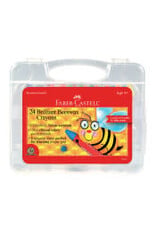 Faber-Castell 24ct Brilliant Beeswax Crayons in Storage Case