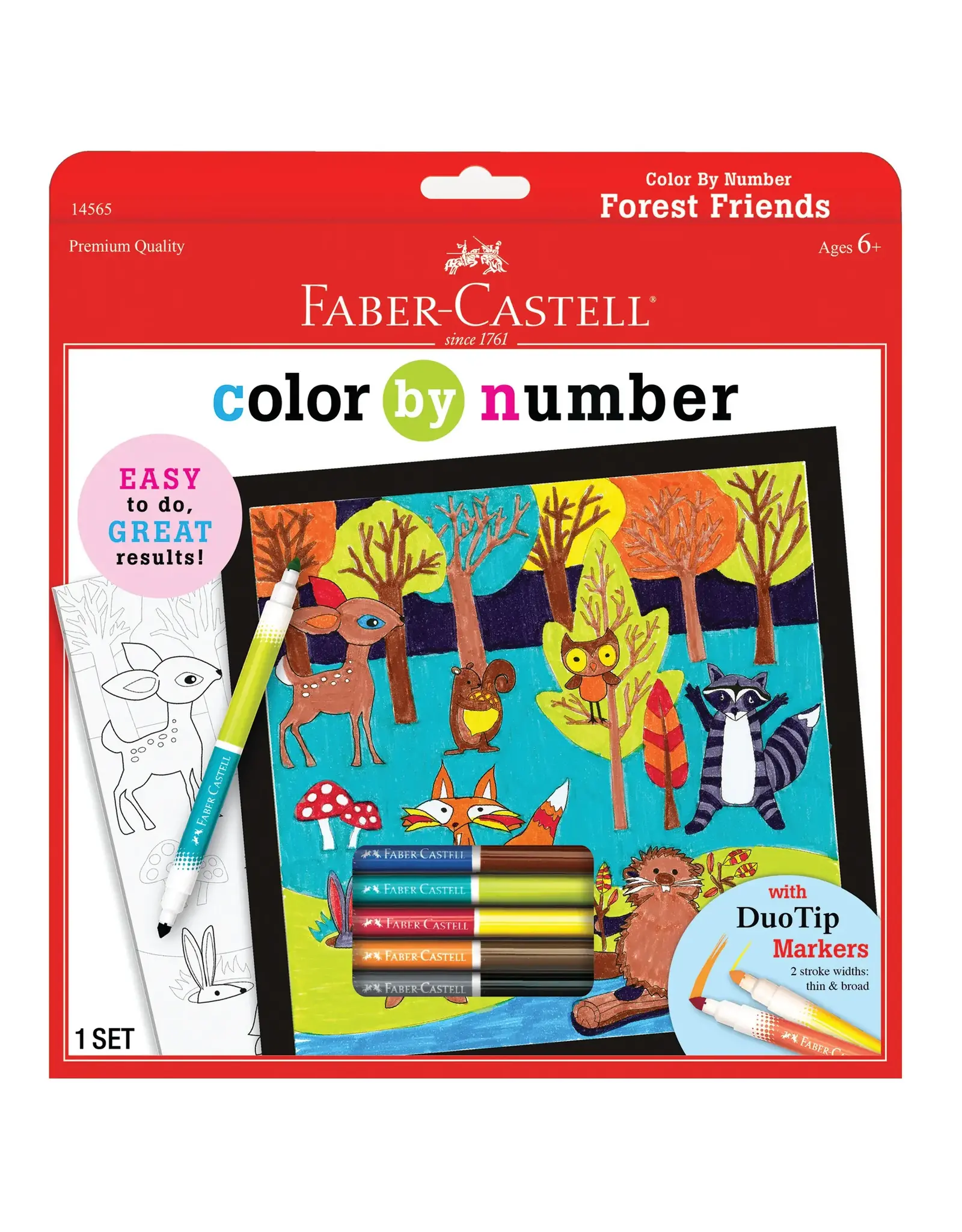 Faber-Castell Color By Number Forest Friends