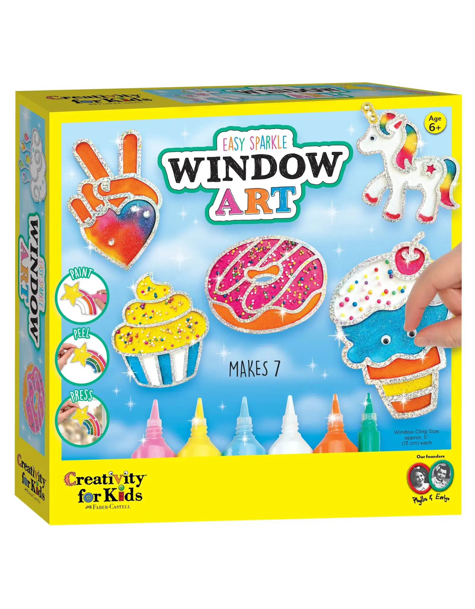 Faber-Castell Rainbow Sprinkles Easy Sparkle Window Art