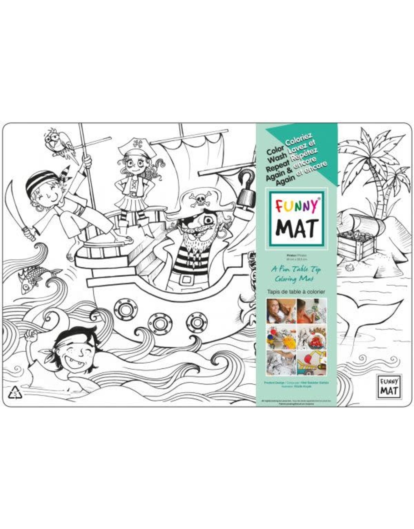 funny mat Funny Mat - Pirates, clear