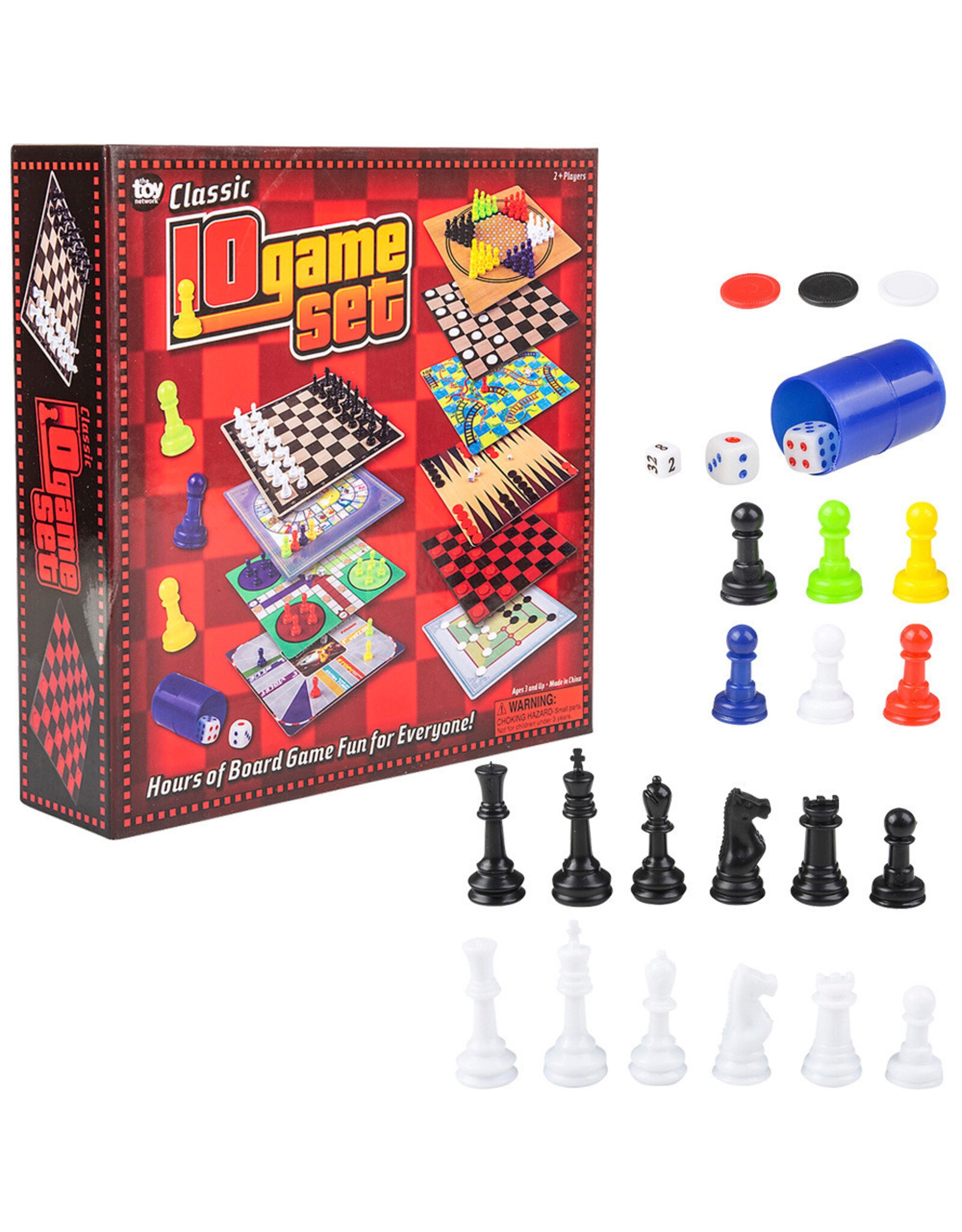 11" 10 in 1 Game Set