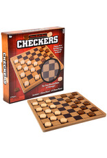 10" Wooden Checkers
