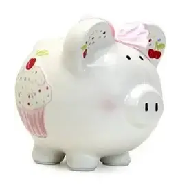 Sprinkles Cupcake Piggy Bank