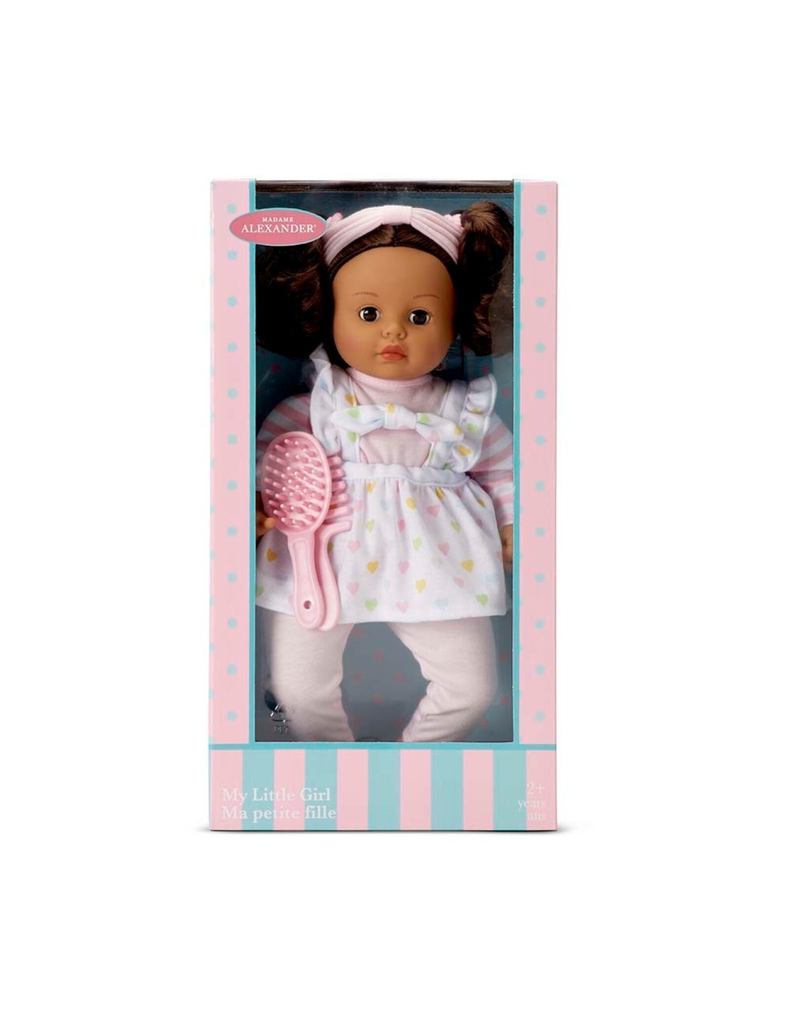 14" My Little Girl - Polka Dot Pinafore