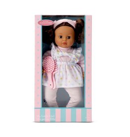14" My Little Girl - Polka Dot Pinafore 14" My Little Girl - Polka Dot Pinafore
