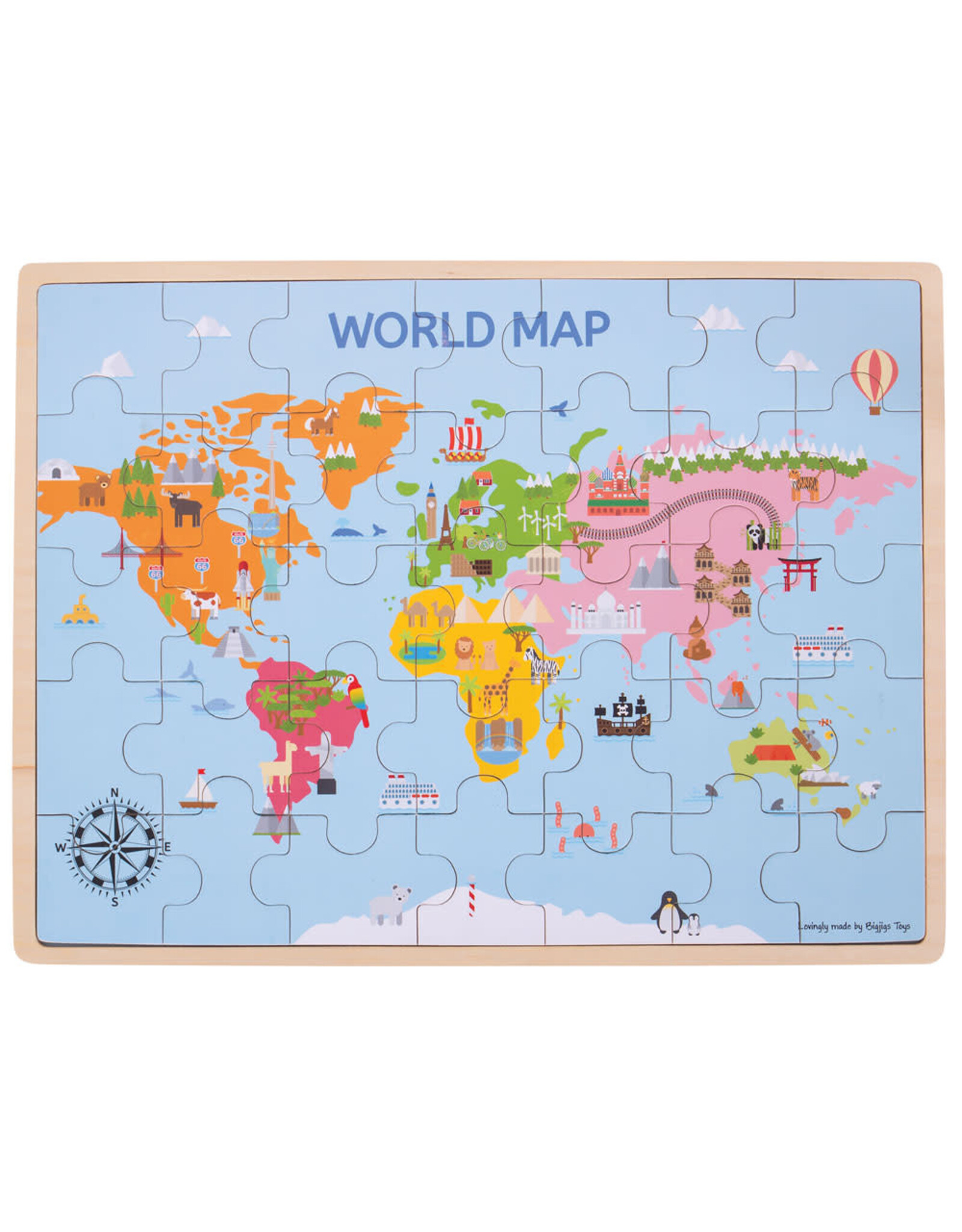 World Map Puzzle
