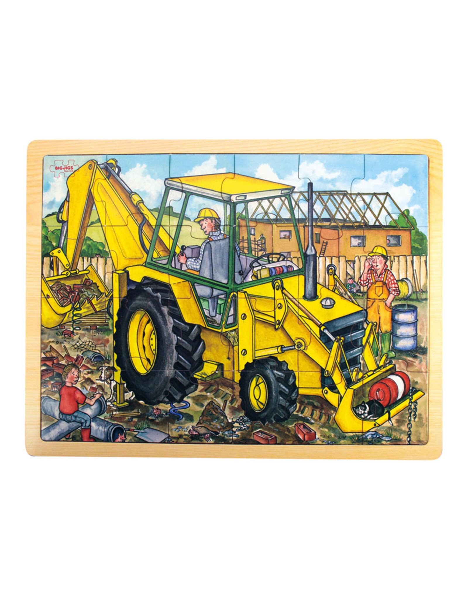 Tray Puzzle Digger- 24 pc