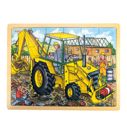 Tray Puzzle Digger- 24 pc