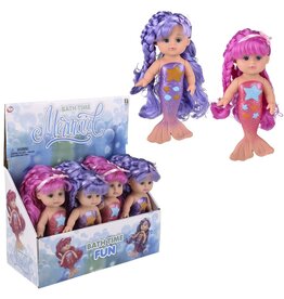 9" Bath Time Mermaid Doll