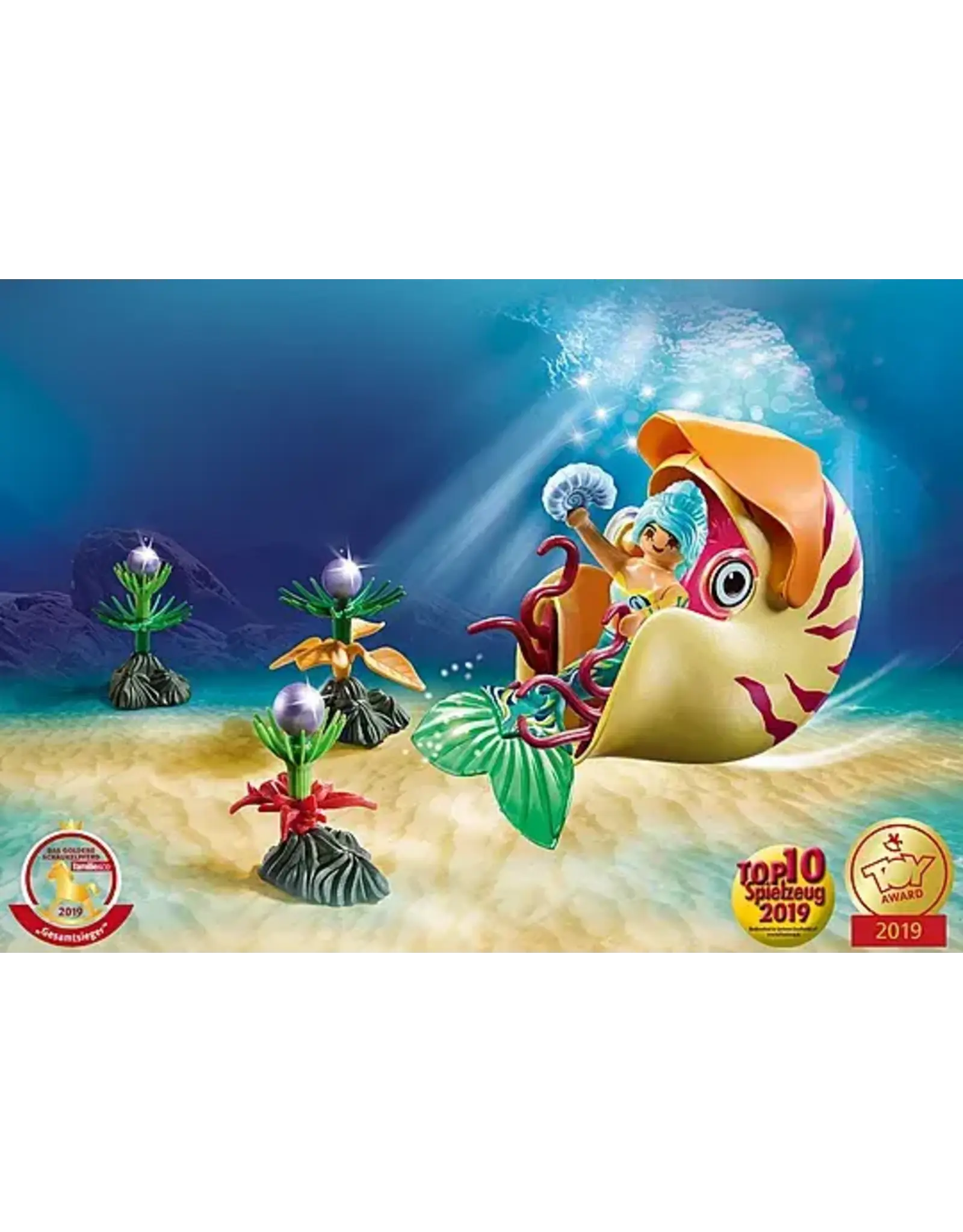 Mermaid with Sea Snail Gondola