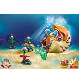 Mermaid with Sea Snail Gondola