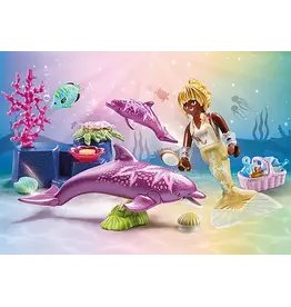 Mermaid with Dolphins