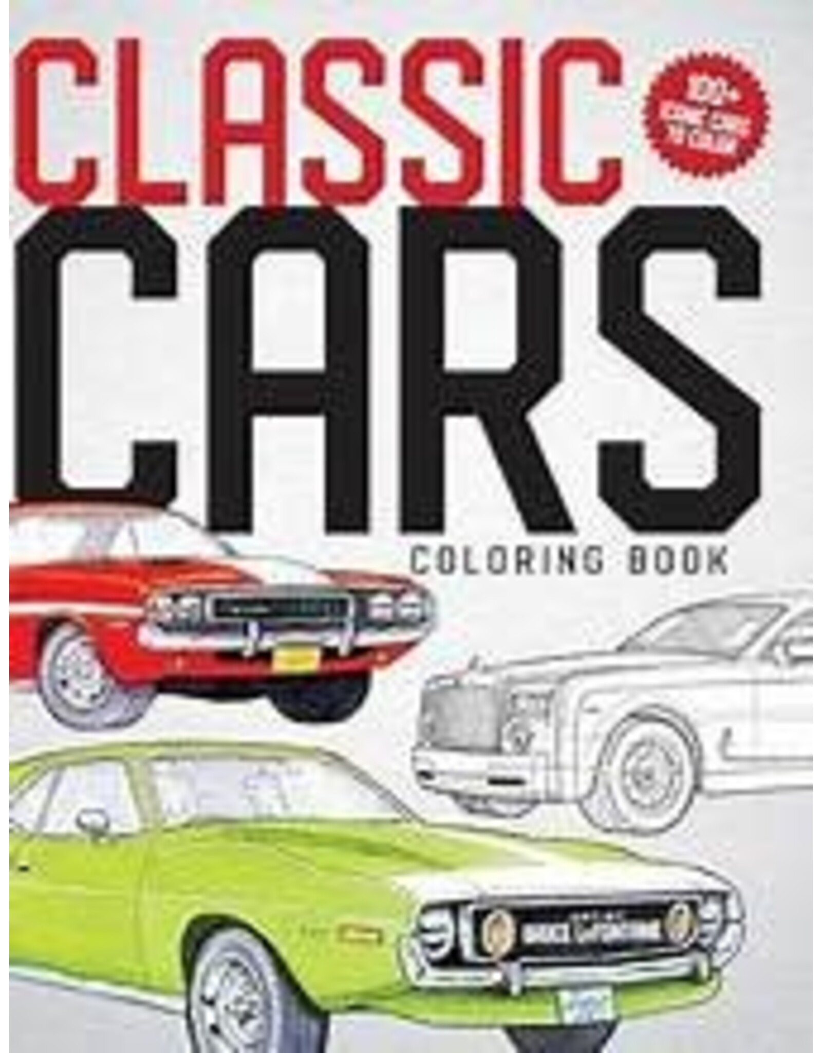 Classic Cars Coloring Book