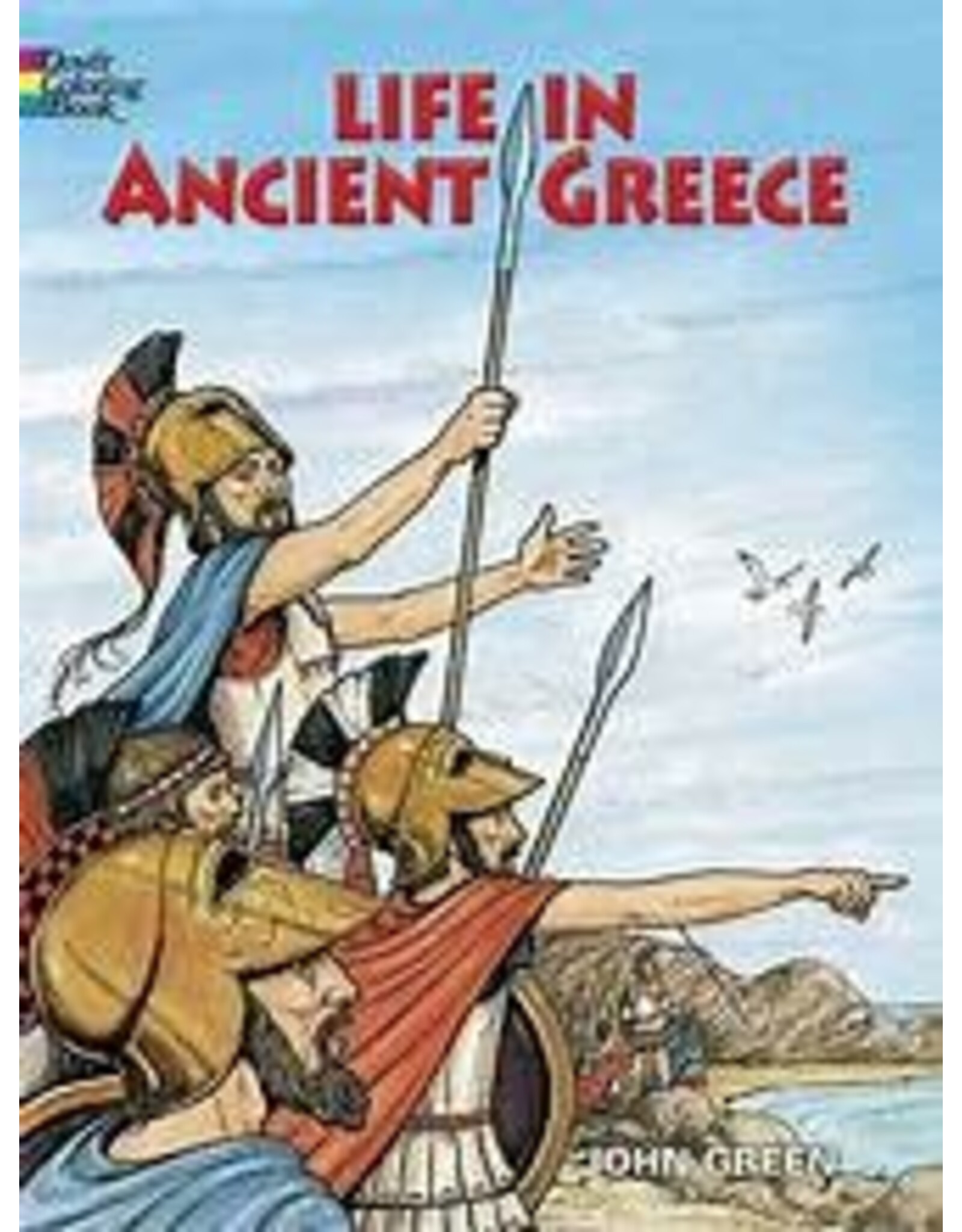 Life in Ancient Greece Coloring Book