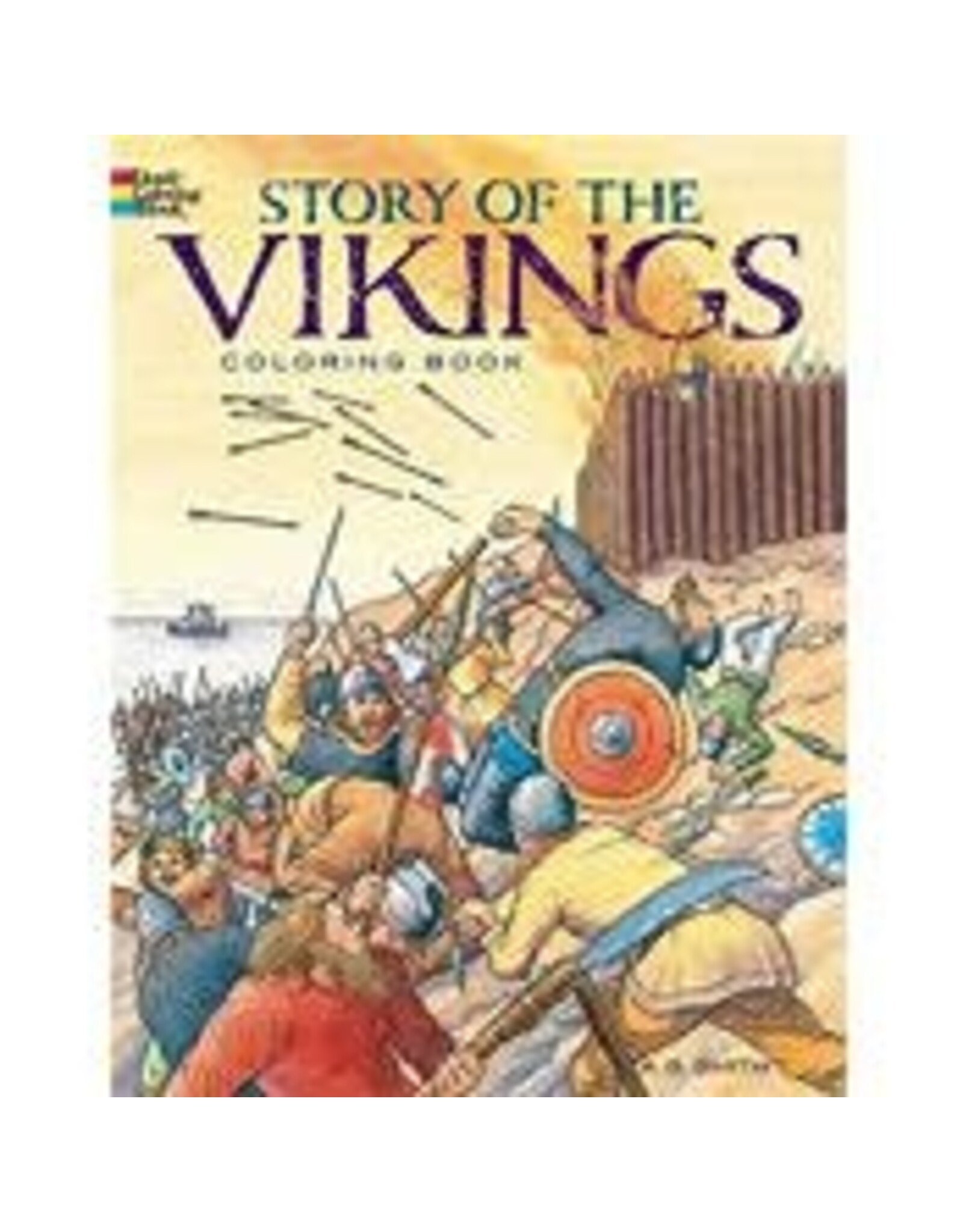 Story of the Vikings Coloring Book