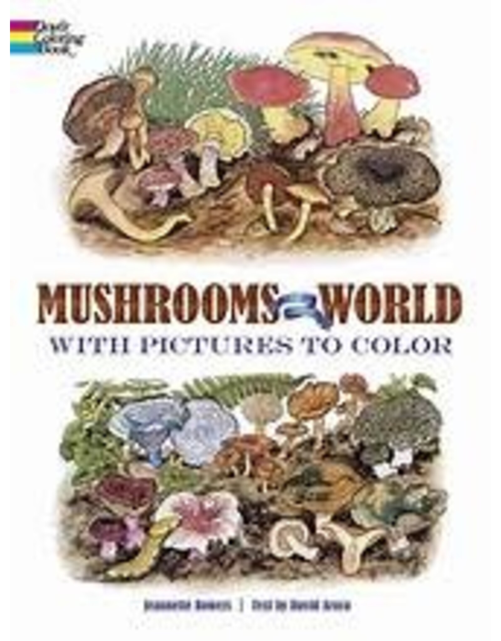 Mushrooms of the World with Pictures to Color