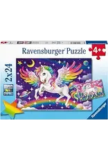 Unicorns & Pegasus 2x24 pc Puzzle