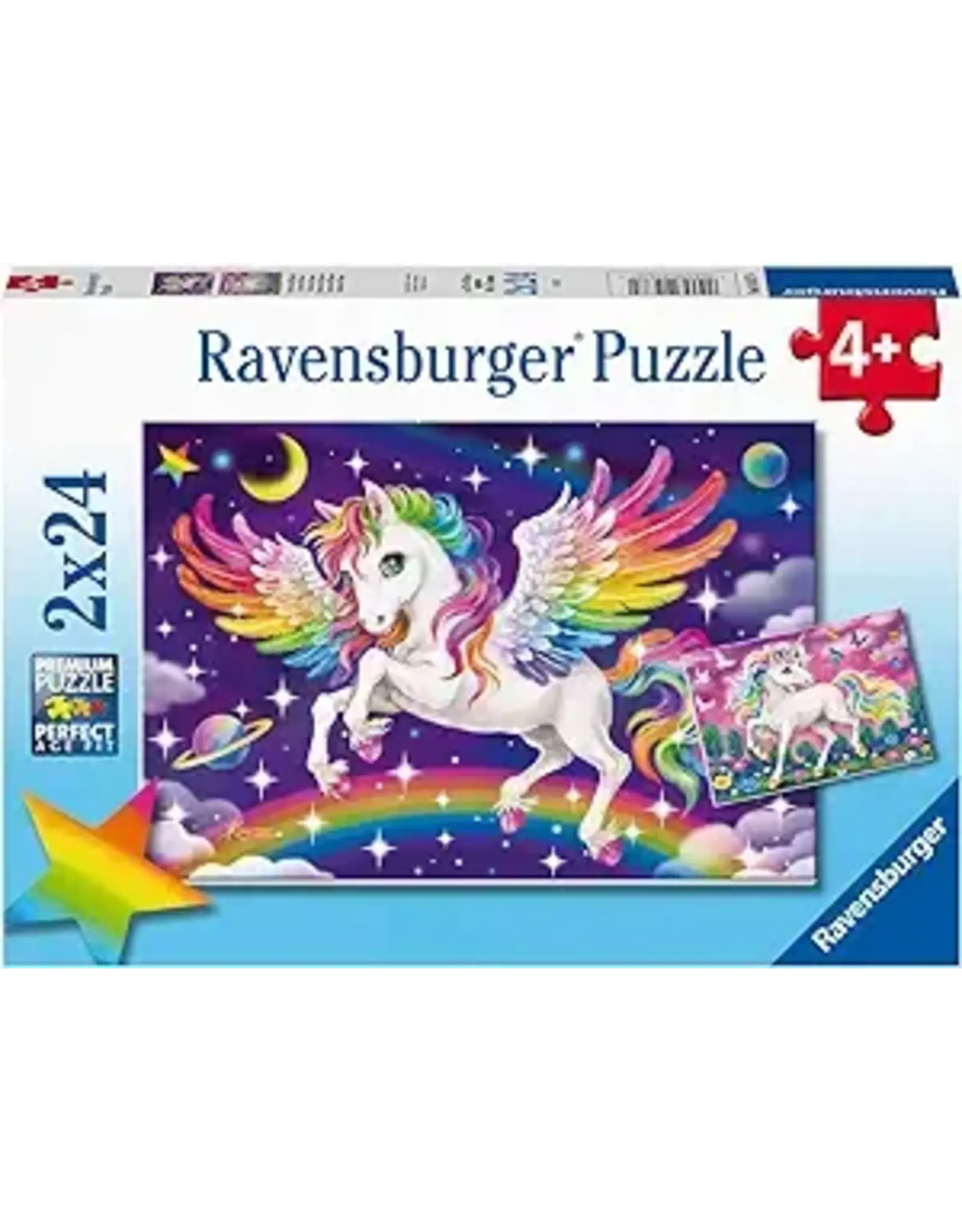 Unicorns & Pegasus 2x24 pc Puzzle