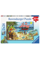 Pirates & Mermaids 2x24 pc Puzzle