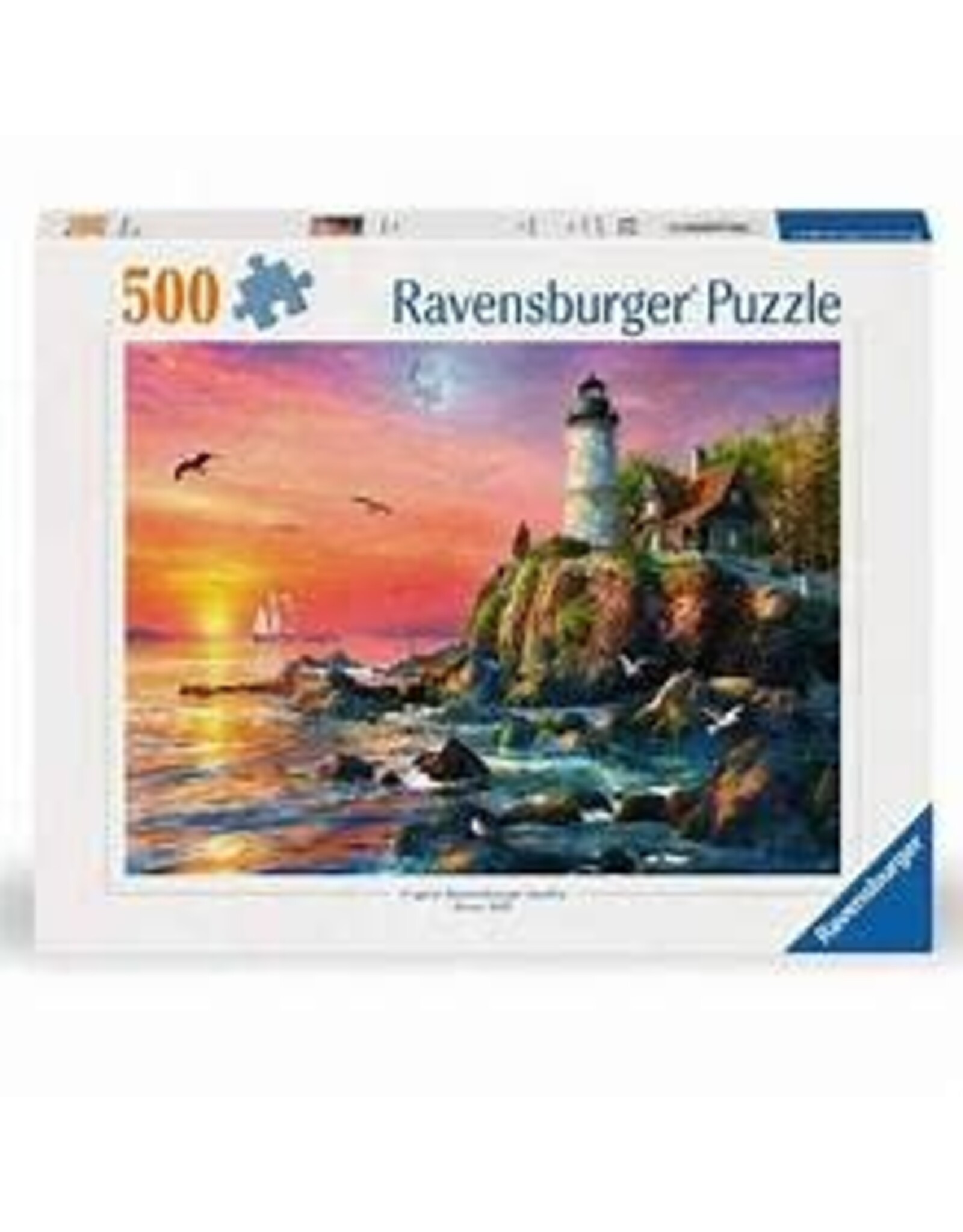 Lighthouse at Sunset 500 pc Puzzle