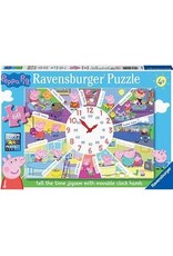 Peppa Pig Tell the Time 60 Pc Puzzle