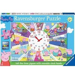 Peppa Pig Tell the Time 60 Pc Puzzle