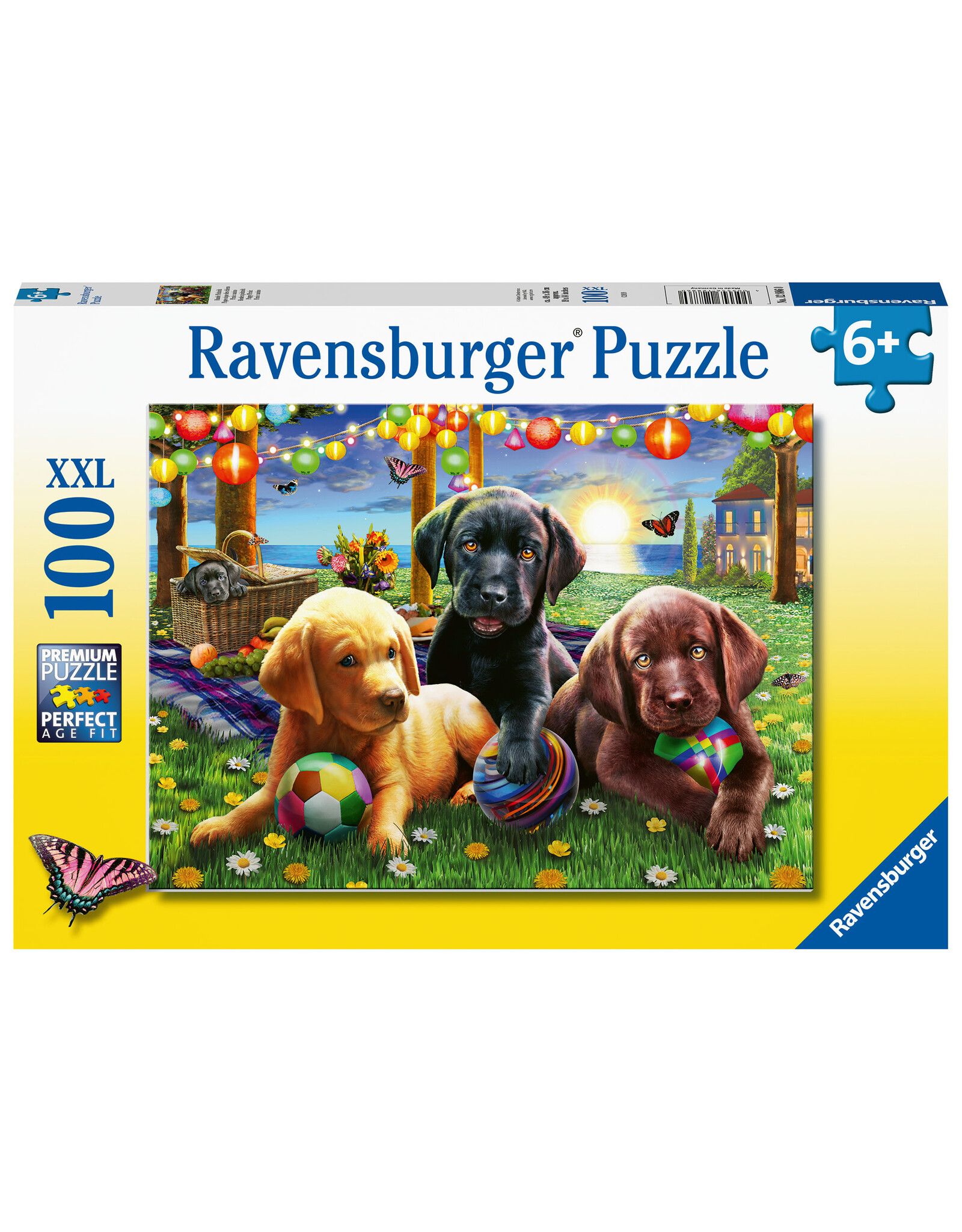 Puppy Picnic 100 pc Puzzle