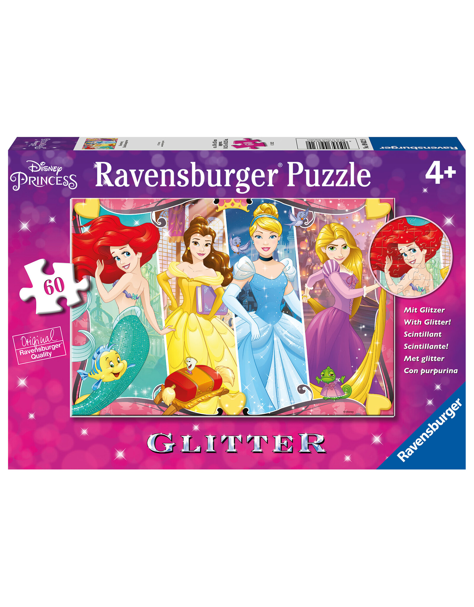Disney Princess Heartsong Glitter 60 pc puzzle