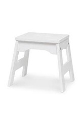 Wooden Stool (one stool): White