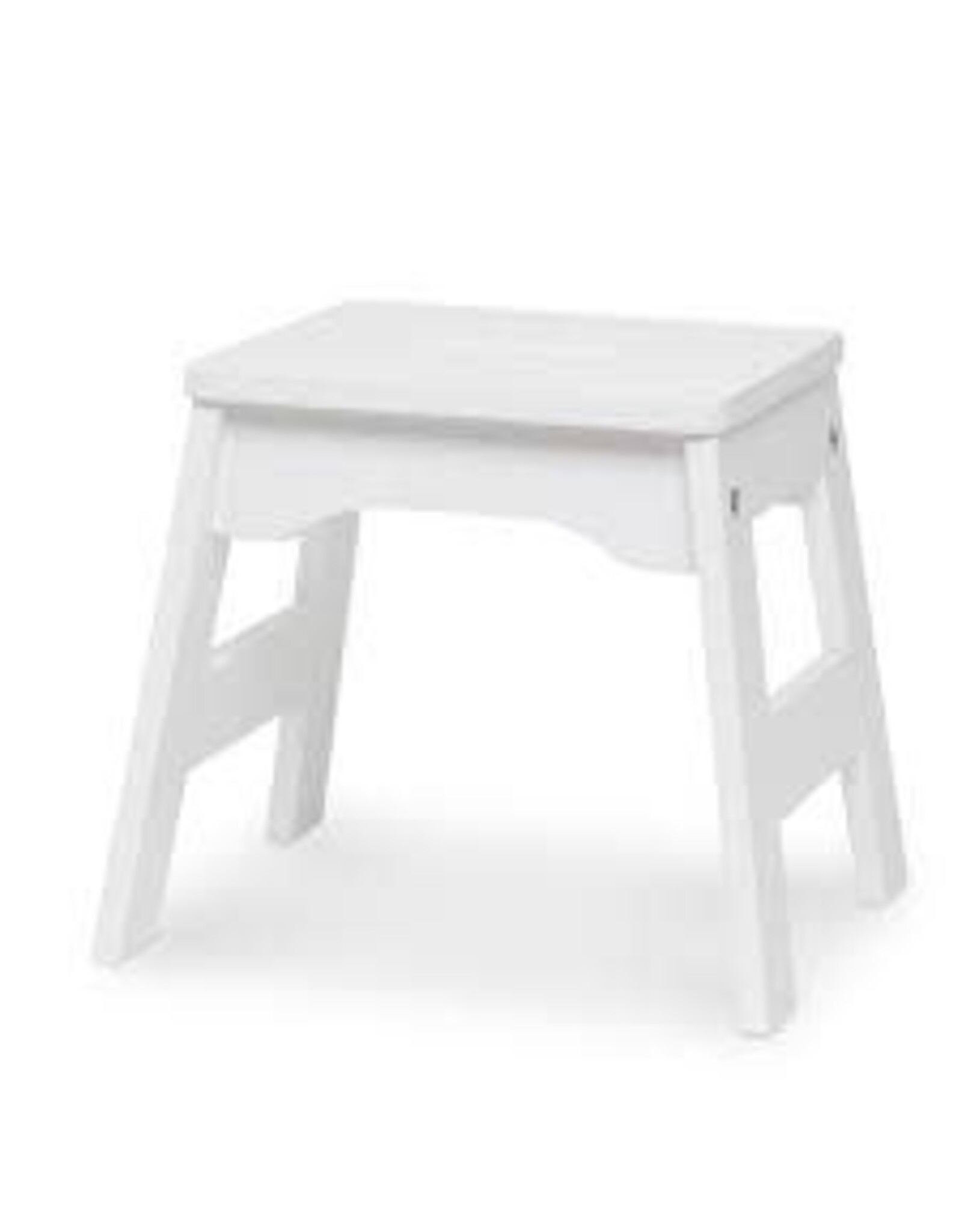 Wooden Stool (one stool): White