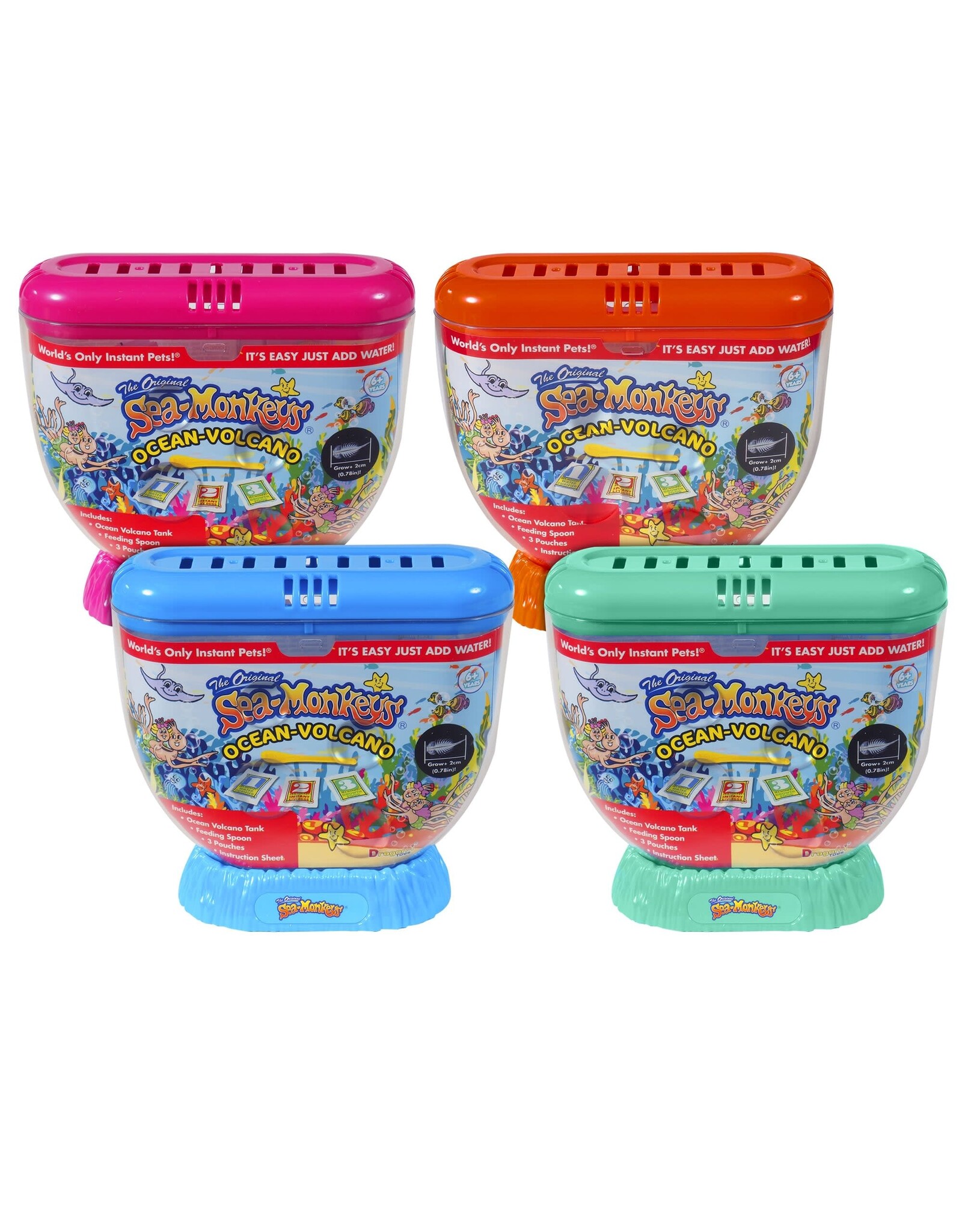 Sea Monkey Ocean Volcano Blue