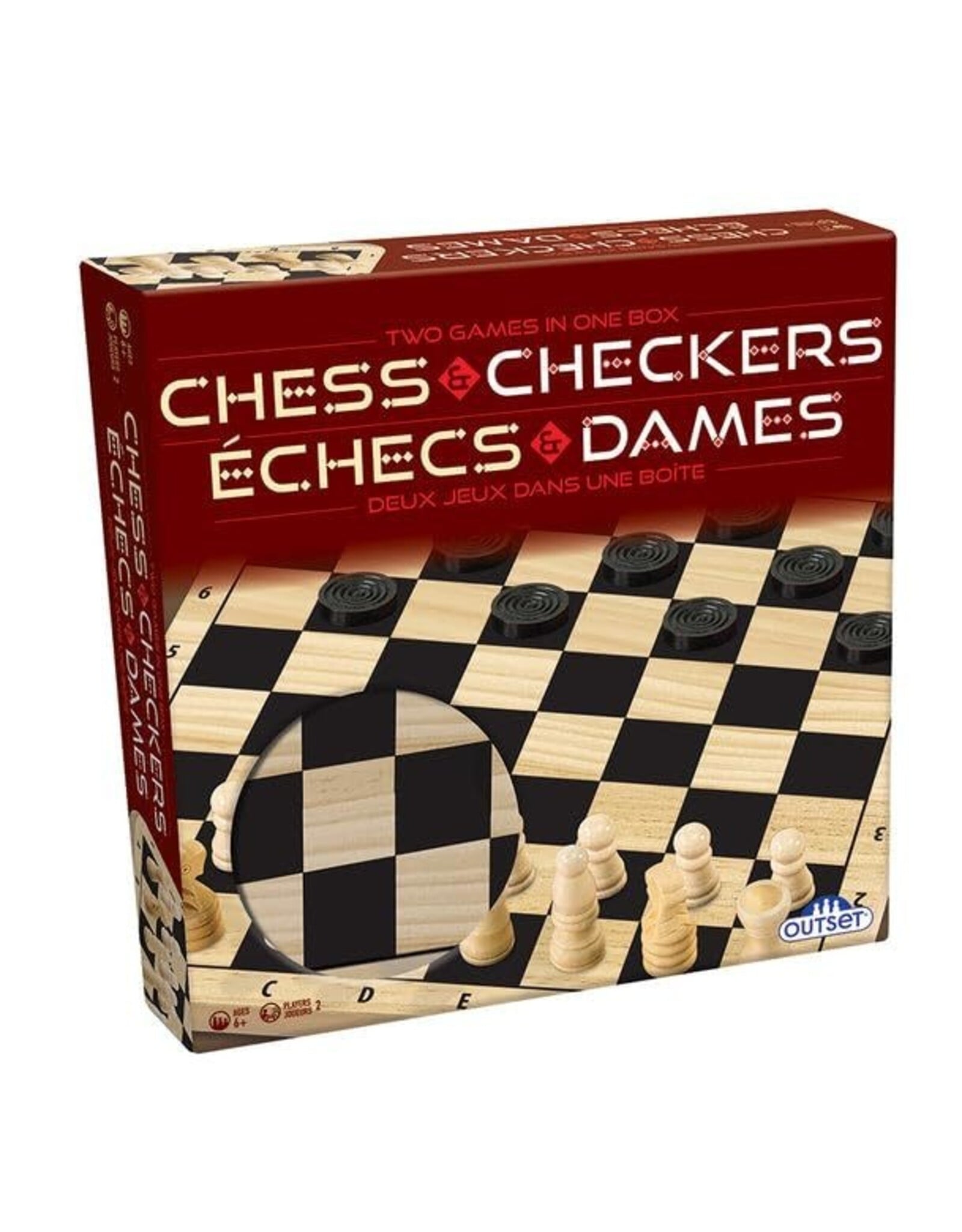 Wooden Chess and Checkers
