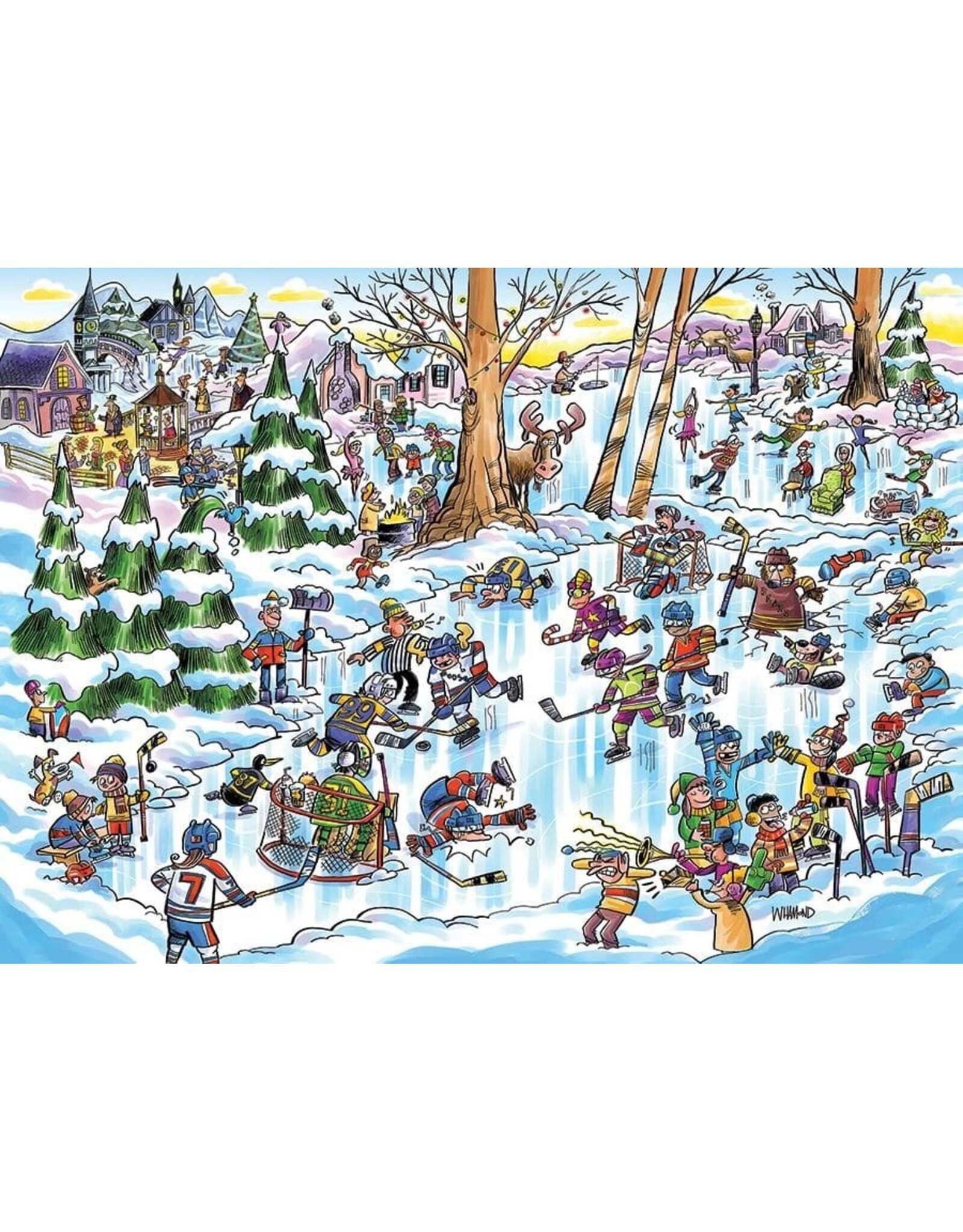 Hockey Town (Family) 350 pc Puzzle