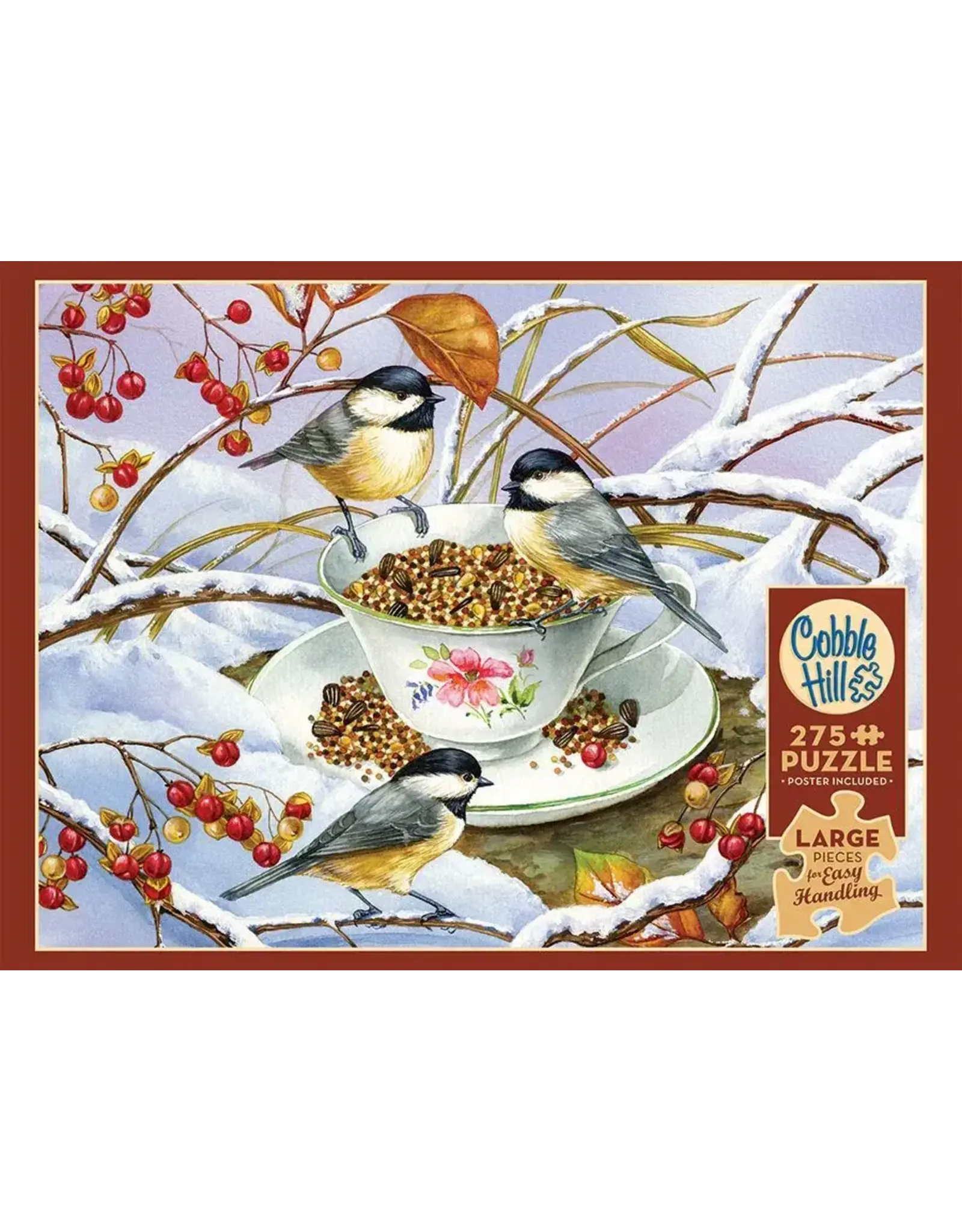 Chickadee Tea 500 pc Puzzle