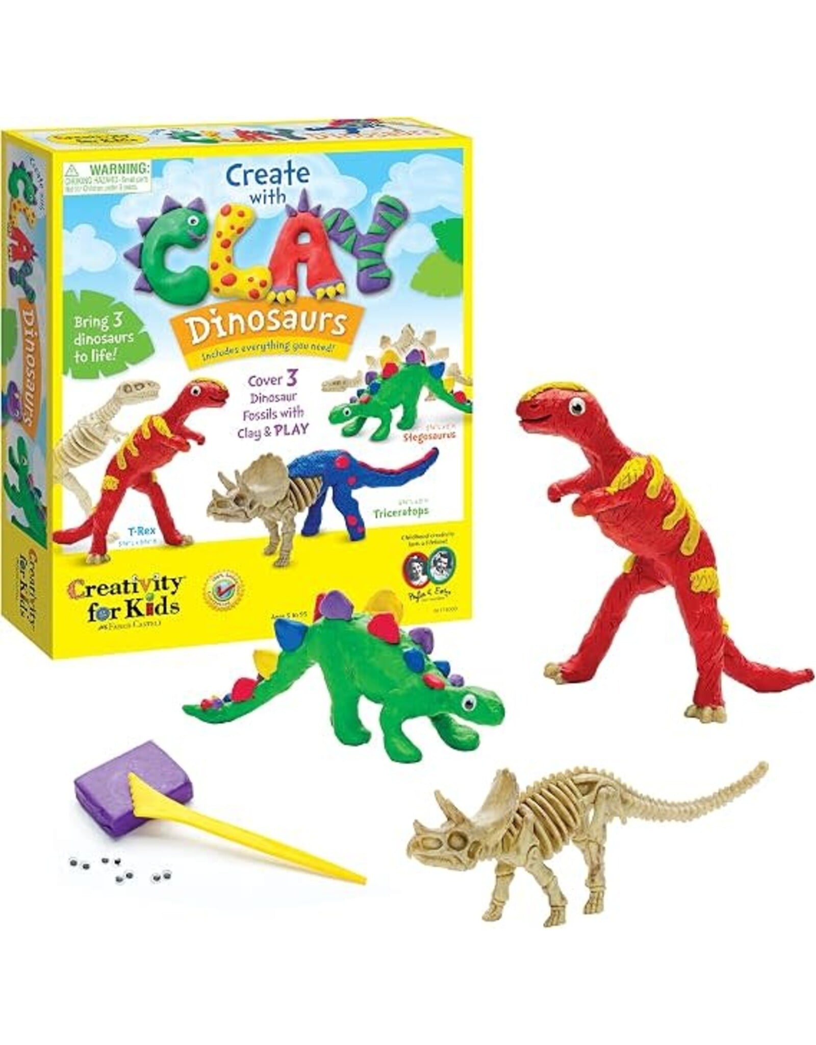 Faber-Castell Create with Clay Dinosaurs