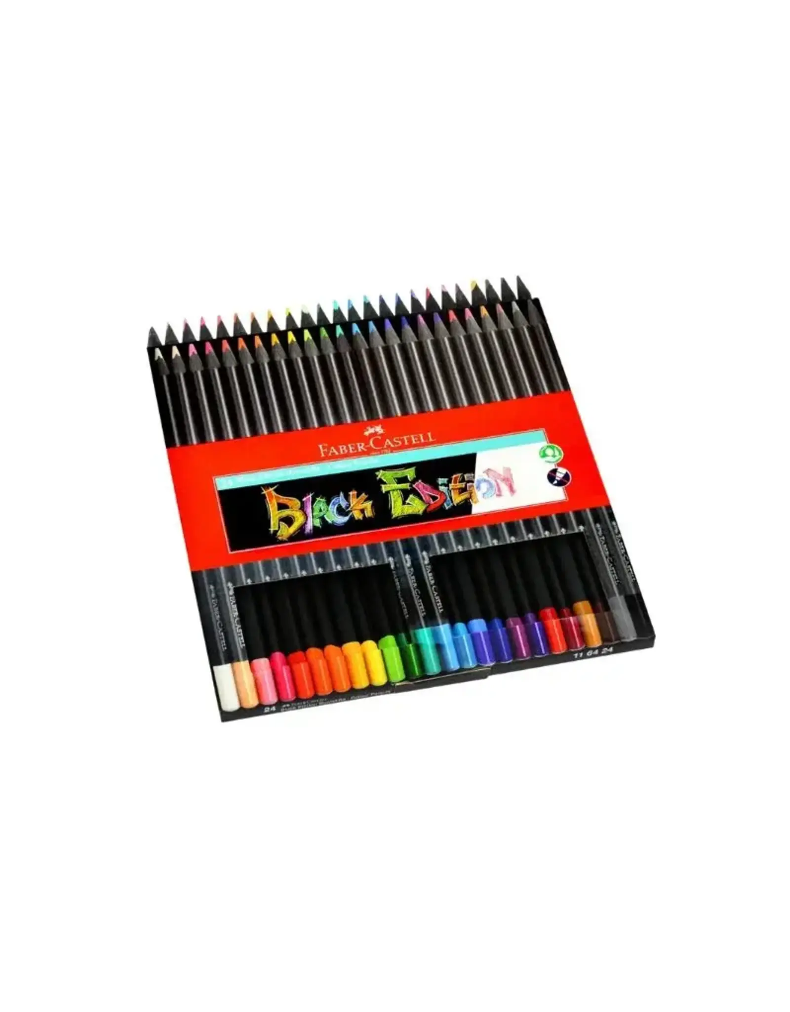 Faber-Castell Black Edition Colored Pencils 24ct Box