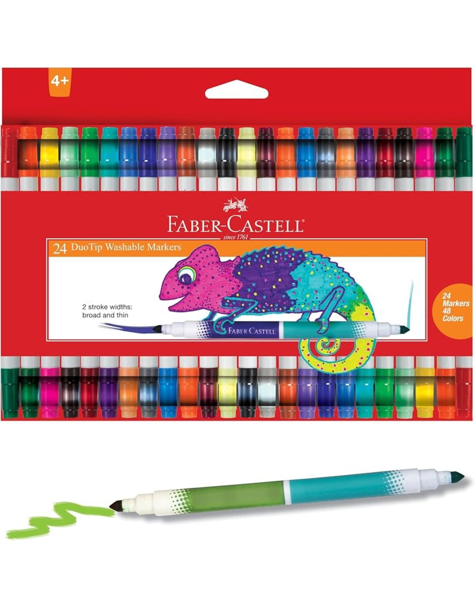 Faber-Castell 24 ct DuoTip Washable Markers