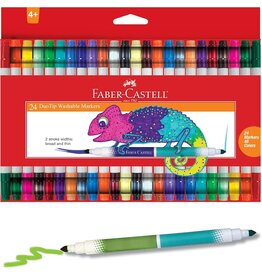 Faber-Castell 24 ct DuoTip Washable Markers