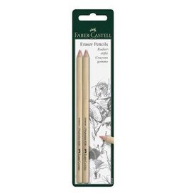 Faber-Castell Blistercard 2 ct Eraser Pencils