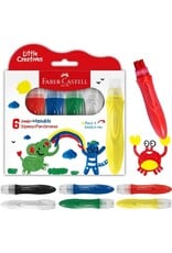 Faber-Castell Little Creatives 6 ct Jumbo Squeezing Paintbrush