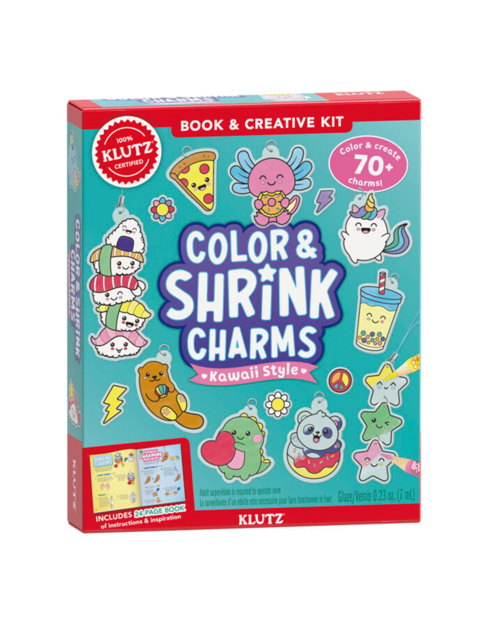 Color and Shrink Charms: Kawaii Style
