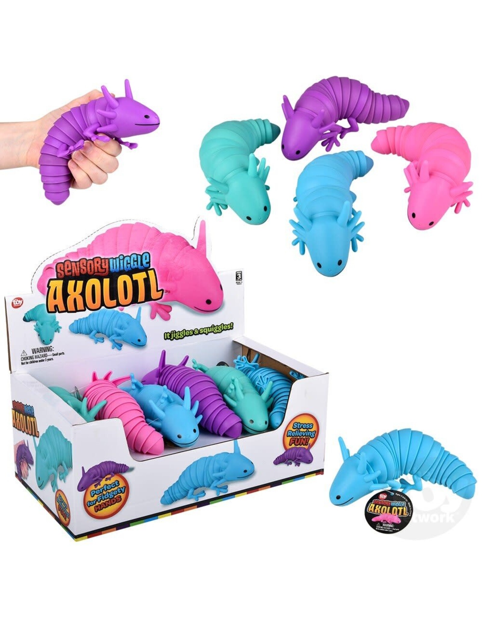 7.5" Wiggle Sensory Axolotl