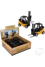 5" Die-Cast Pull Back Forklift
