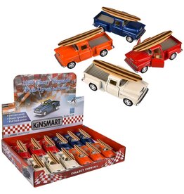 5" Die-Cast Pull Back 1955 Chevy Stepside Pick-Up