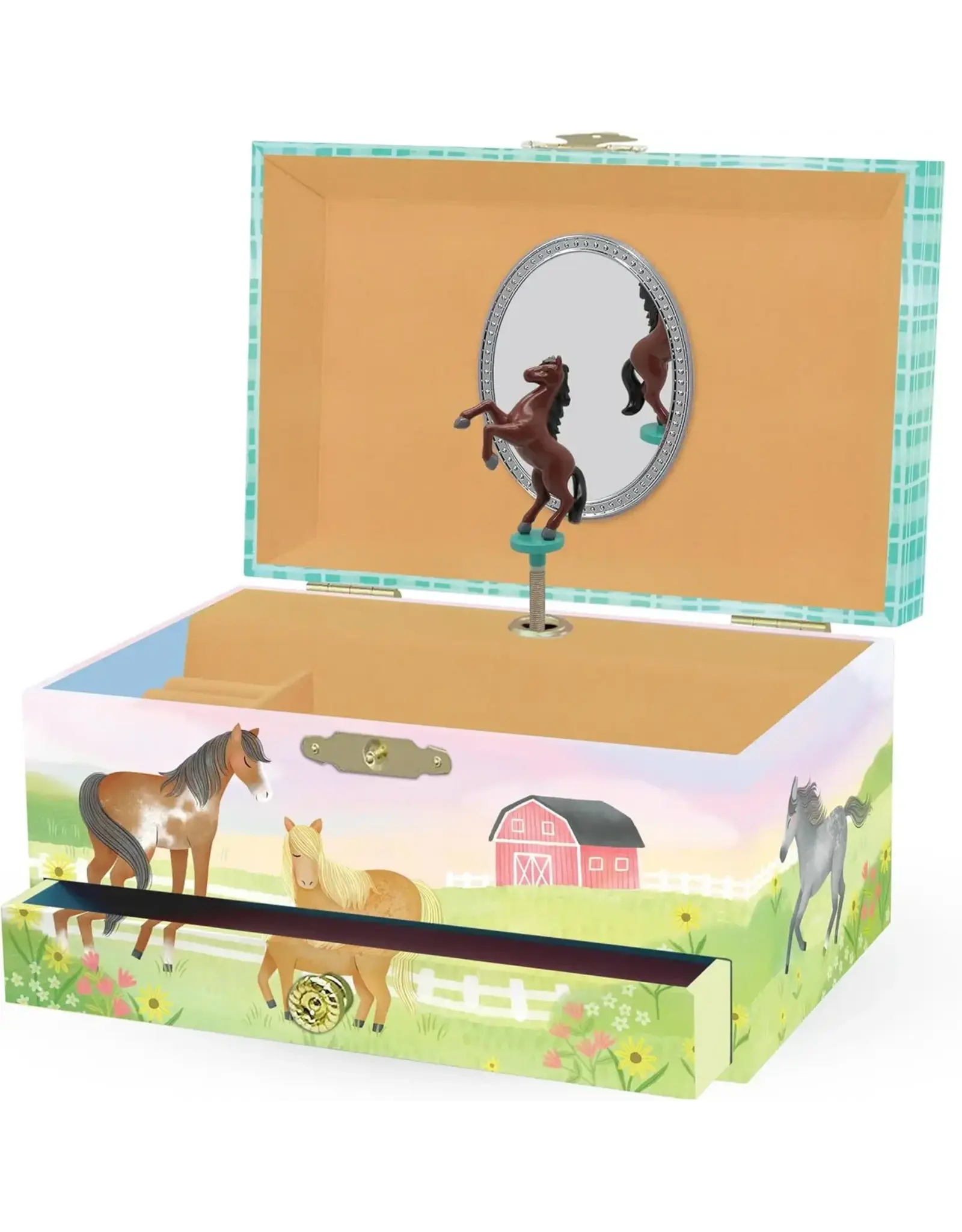 Horse Musical Jewelry Box