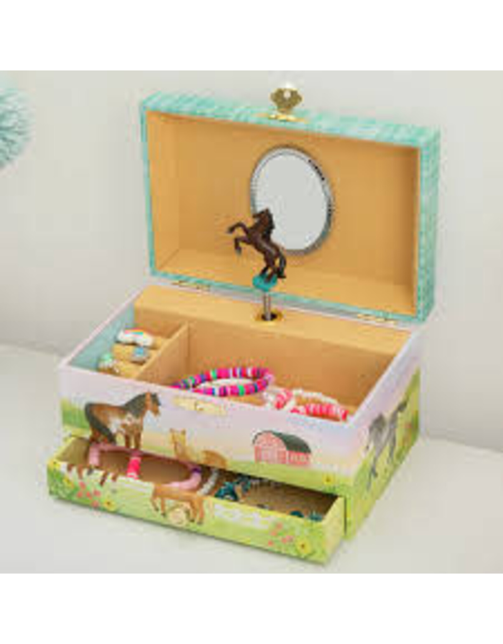 Horse Musical Jewelry Box Deluxe