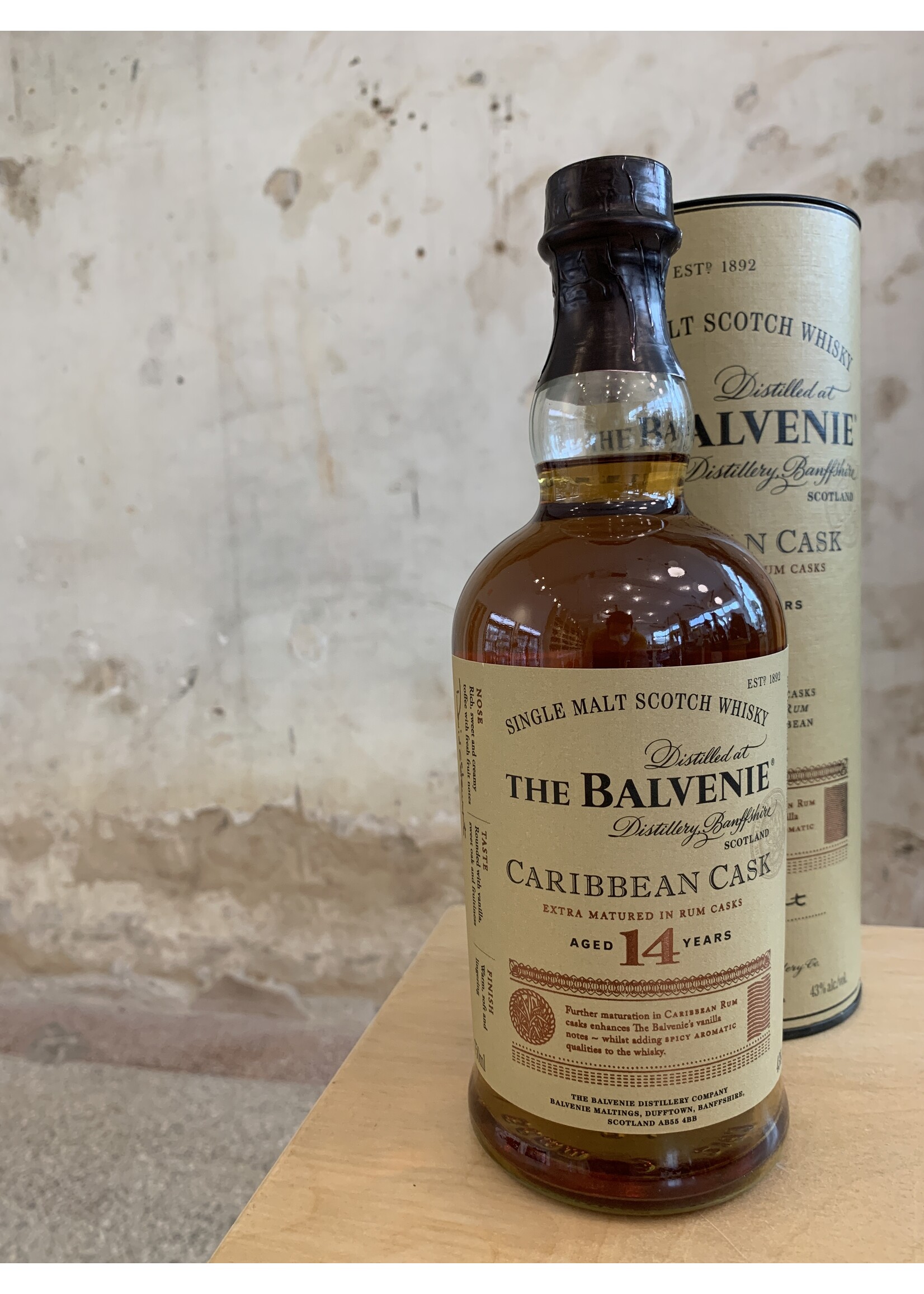 Balvenie Balvenie 14 yr Caribbean Cask Single Malt Whisky