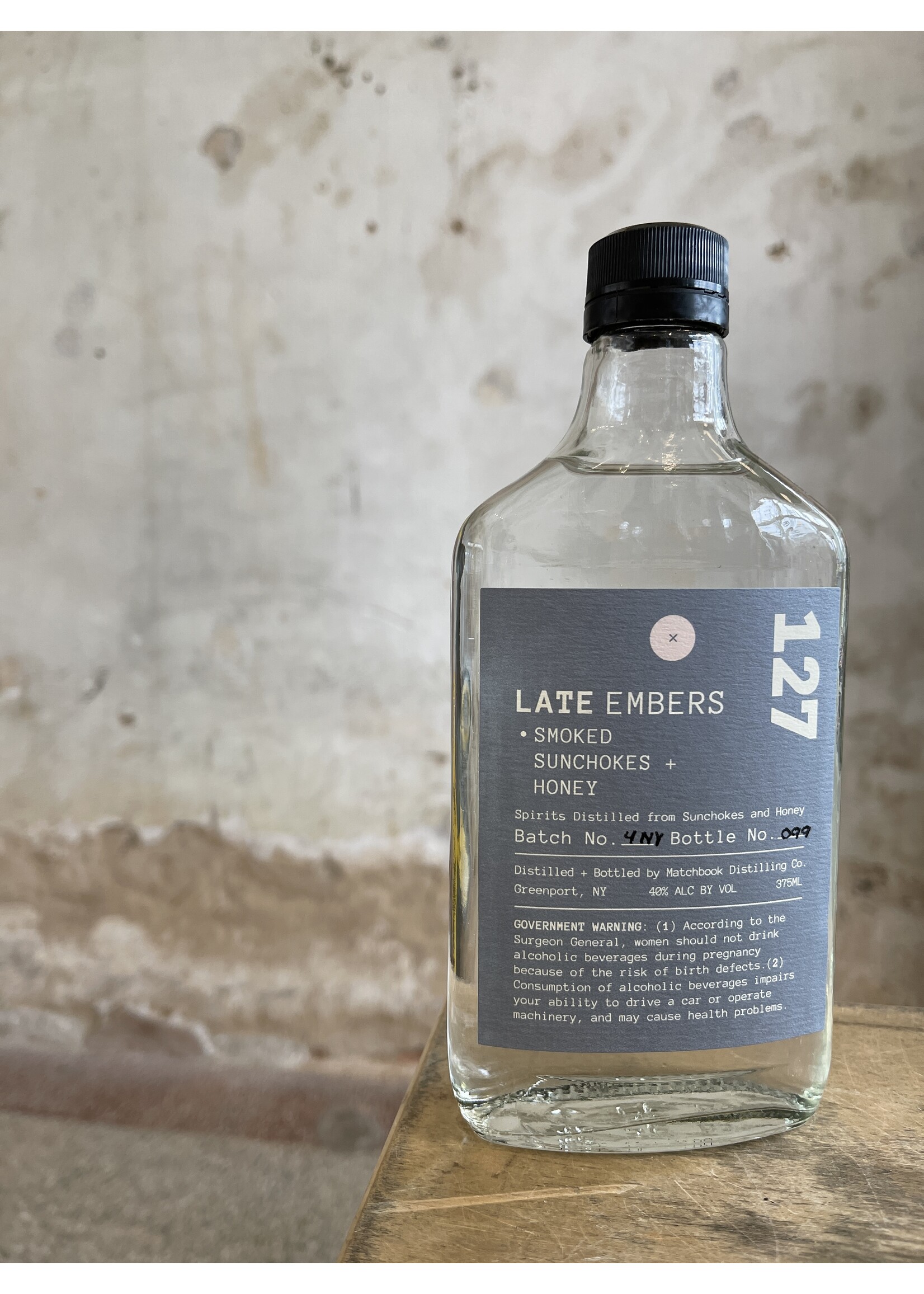 Matchbook Distilling Co. Matchbook Distilling Co. 'Late Embers' Sunchoke Spirit 375 mL