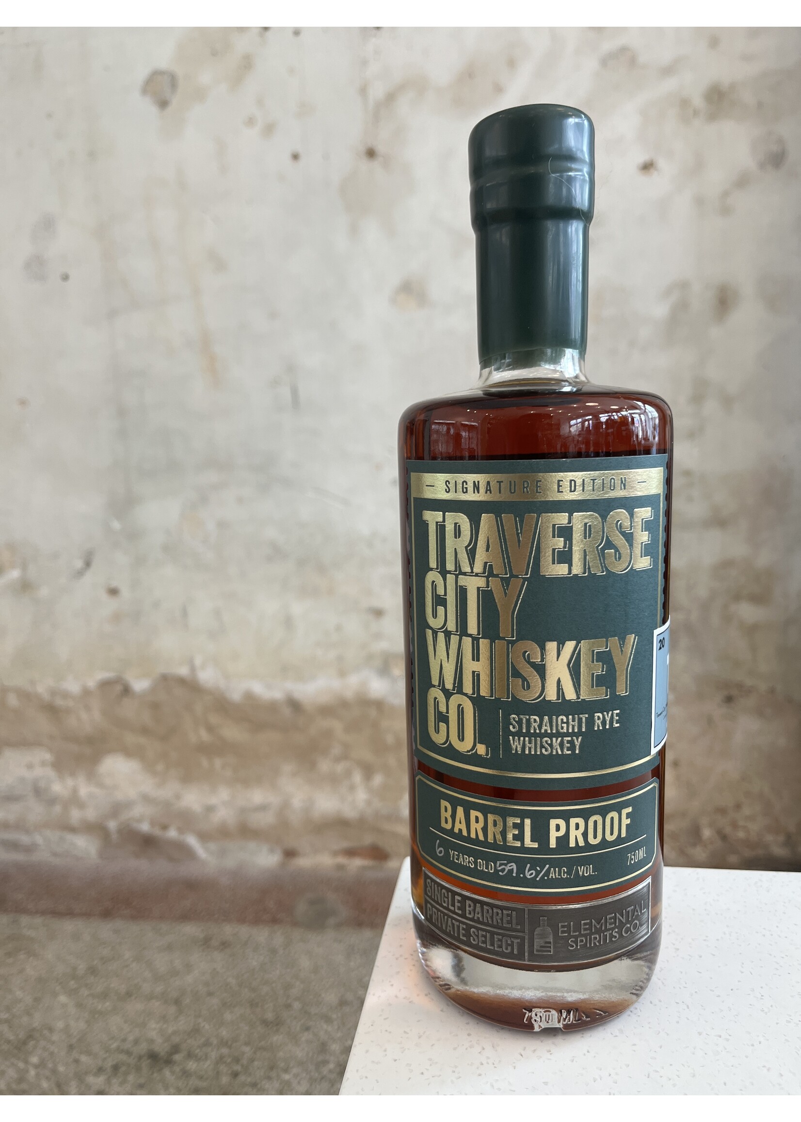 Traverse City Traverse City Single Barrel Cask Strength 6 yr Rye **Elemental Spirits Co. Exclusive**
