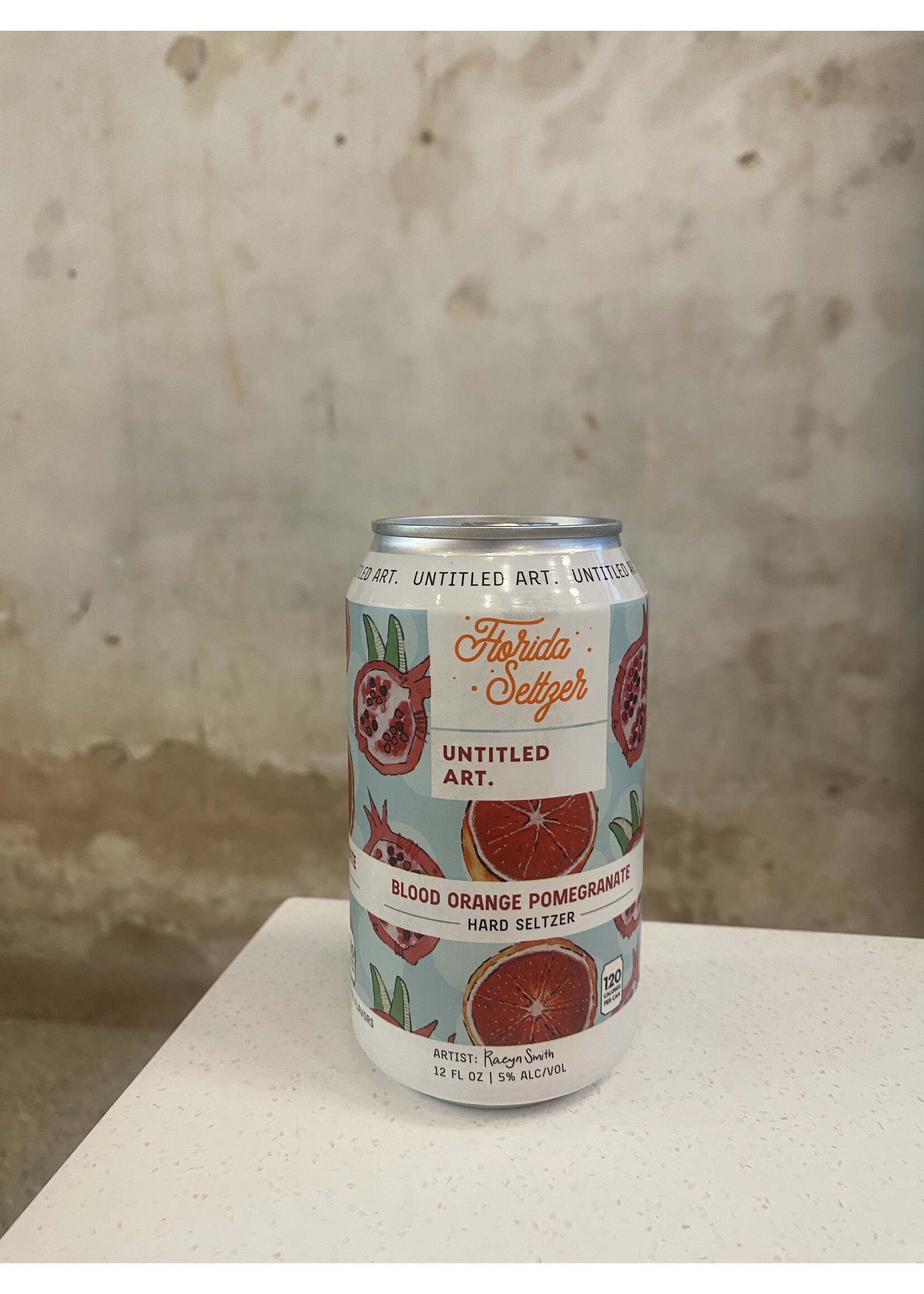 Untitled Art Blood Orange Pomegranate Seltzer
